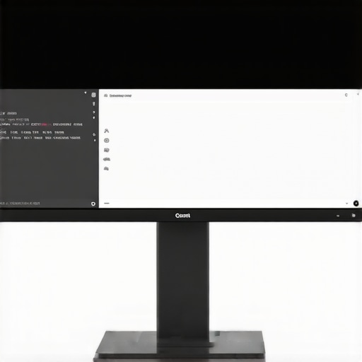 Futuristic ergonomic monitor with sensors and adaptive technology