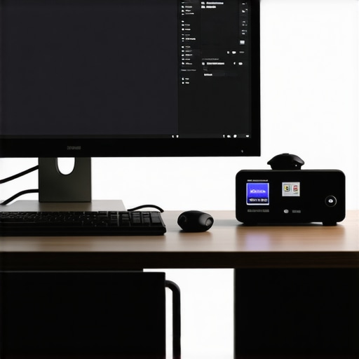 Calibrated office monitor with calibration tools and ambient lighting